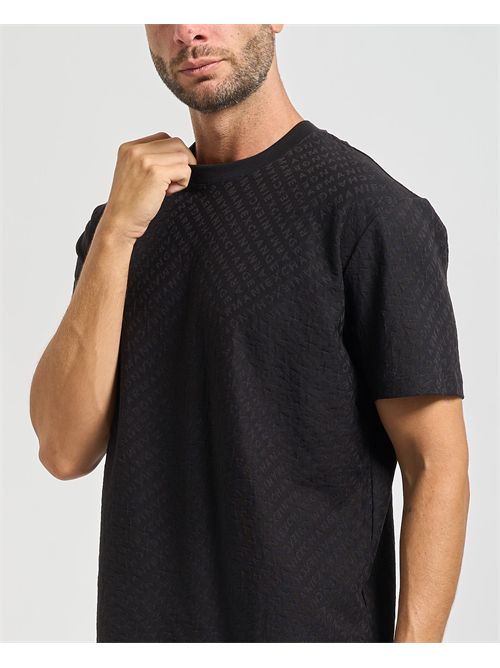 Men's Armani Exchange T-shirt with all-over logo ARMANI EXCHANGE | XM001431-AF10337FC022
